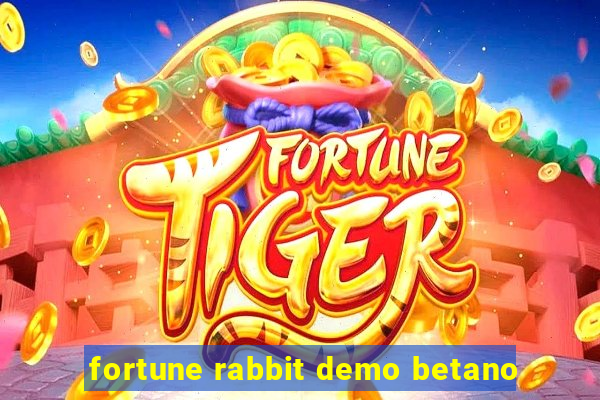 fortune rabbit demo betano